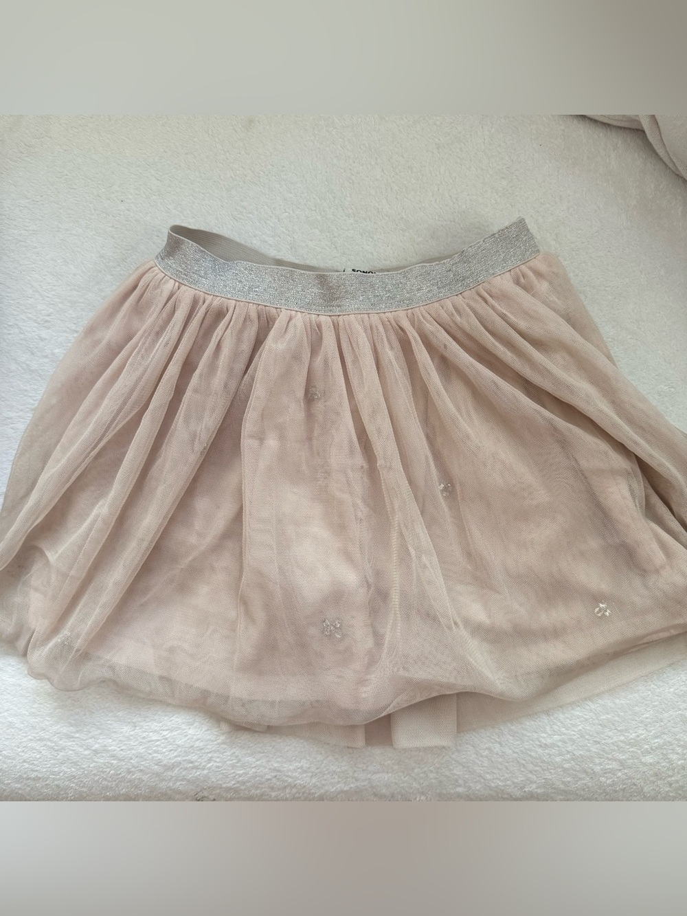 Sonoma Blush Pink Tulle Skater Skirt with Sparkle Waistband 6T girls kid